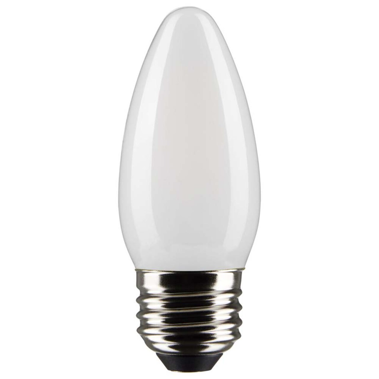 6Pk - Satco 4w B11 LED 2700K Medium Base Frosted Dimmable - 40w equiv